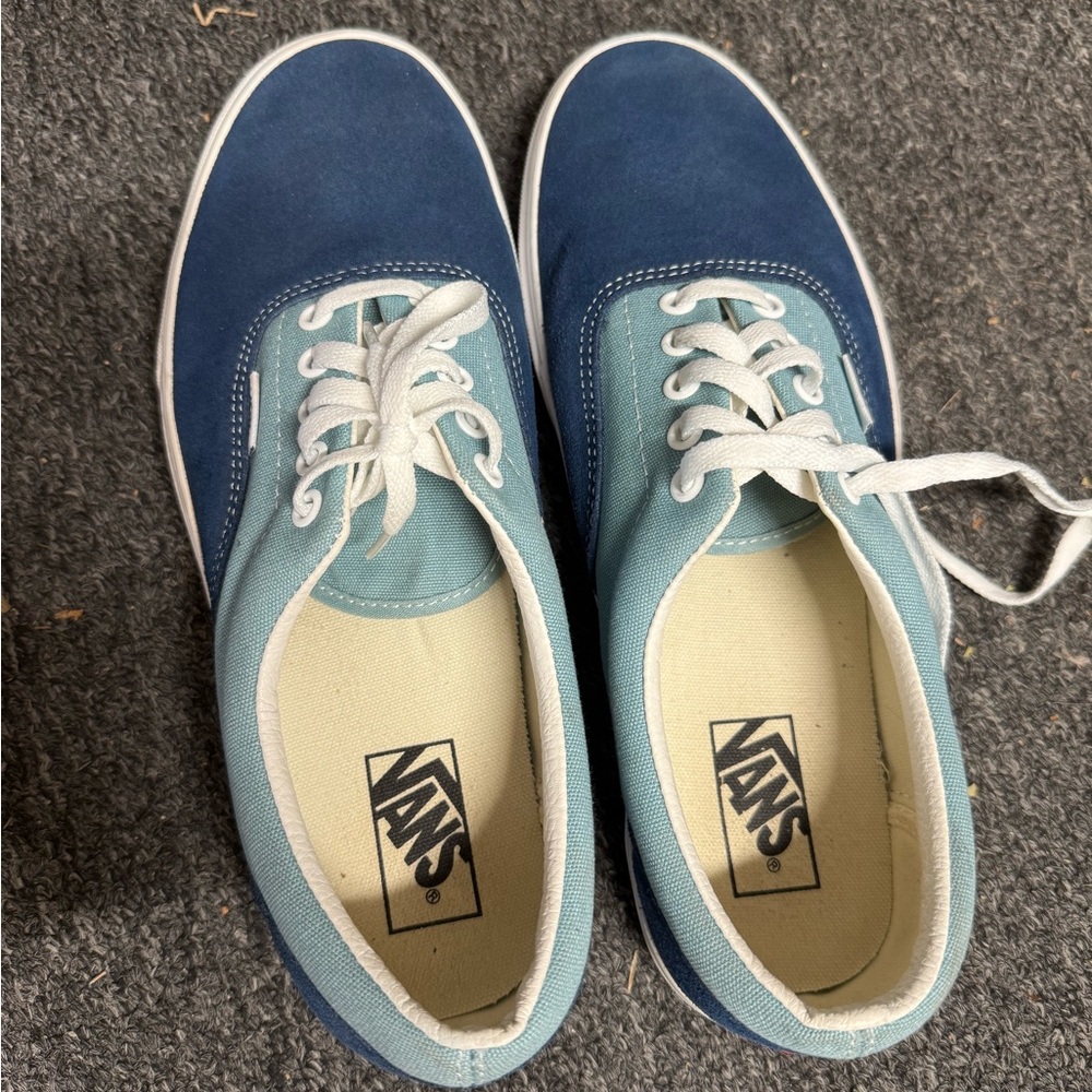 Vans Dual Blue Canvas Sneakers